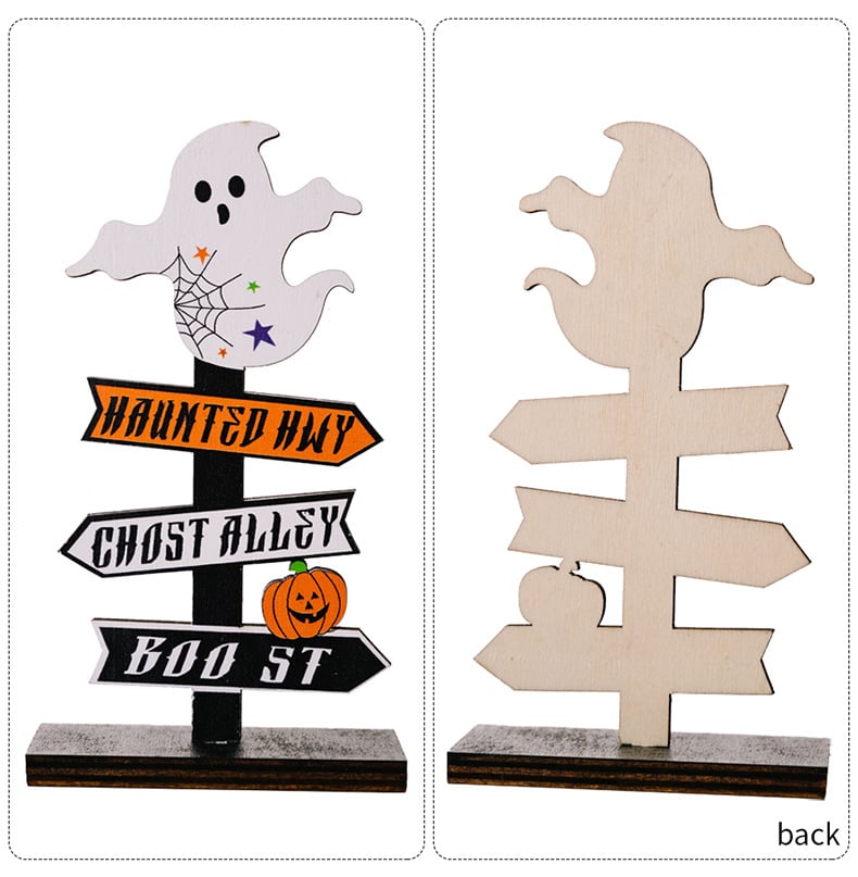 Halloween wooden ornaments