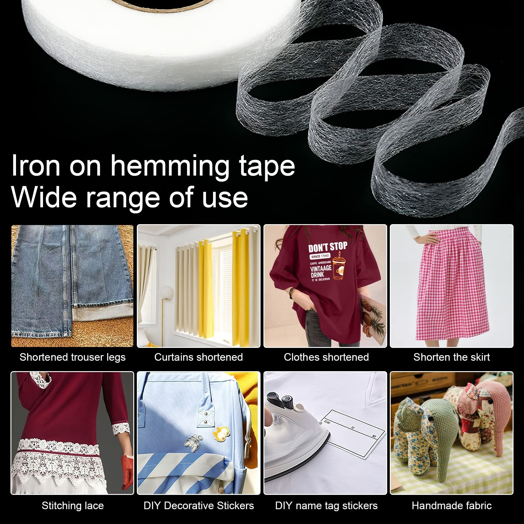 🔥🔥Fabric Fusing Tape (70 yd)