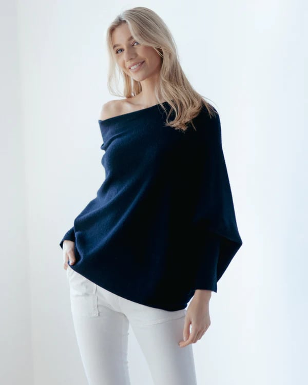 ✨Asymmetric Draped Jumper