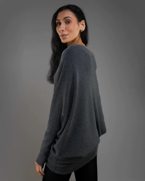 ✨Asymmetric Draped Jumper