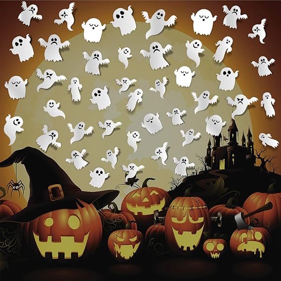 Spooky decorative Halloween wall stickers
