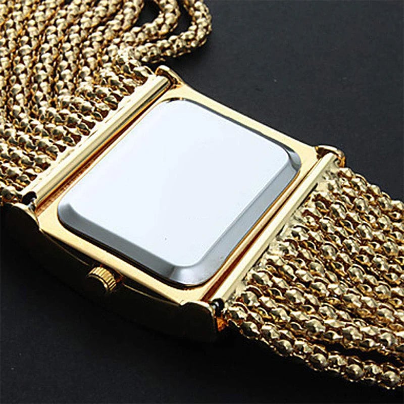 🎄🎁Christmas Special Offer: 50% OFF💥Ladies Rhinestone Quartz Square Watch