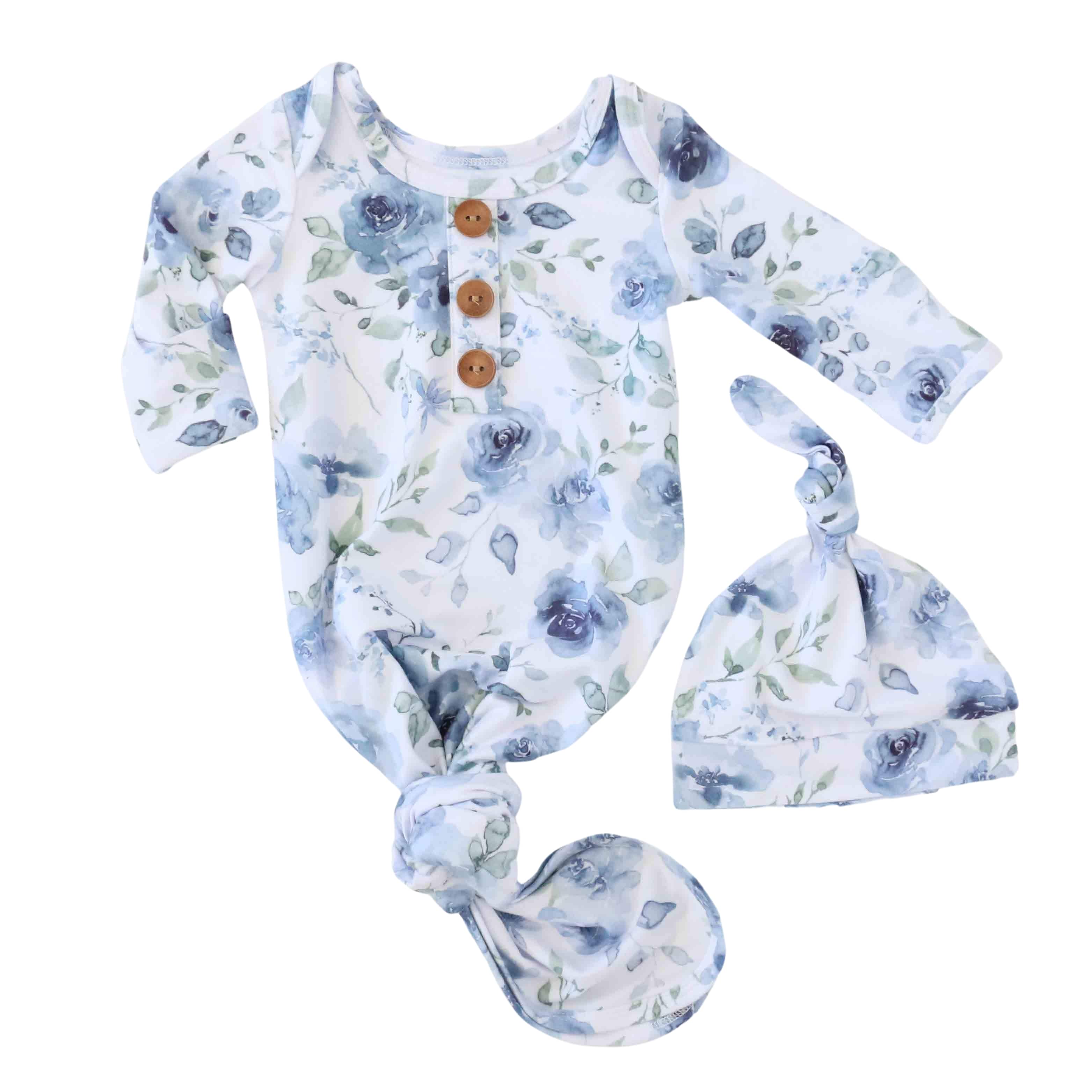 Printed Knot Gowns for Girls | Best Sellers