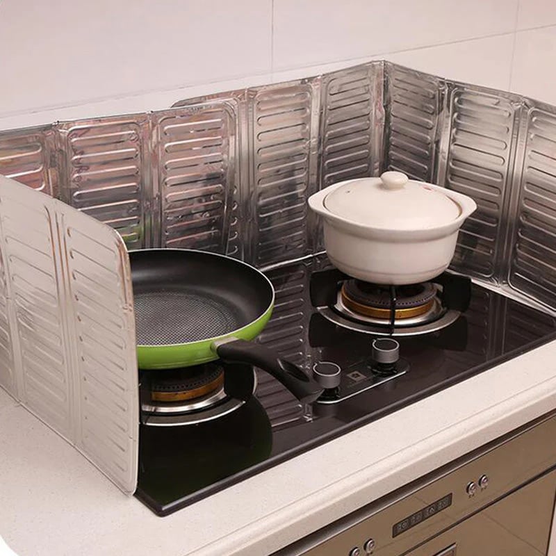 Kitchen Oil Splatter Guard Shield