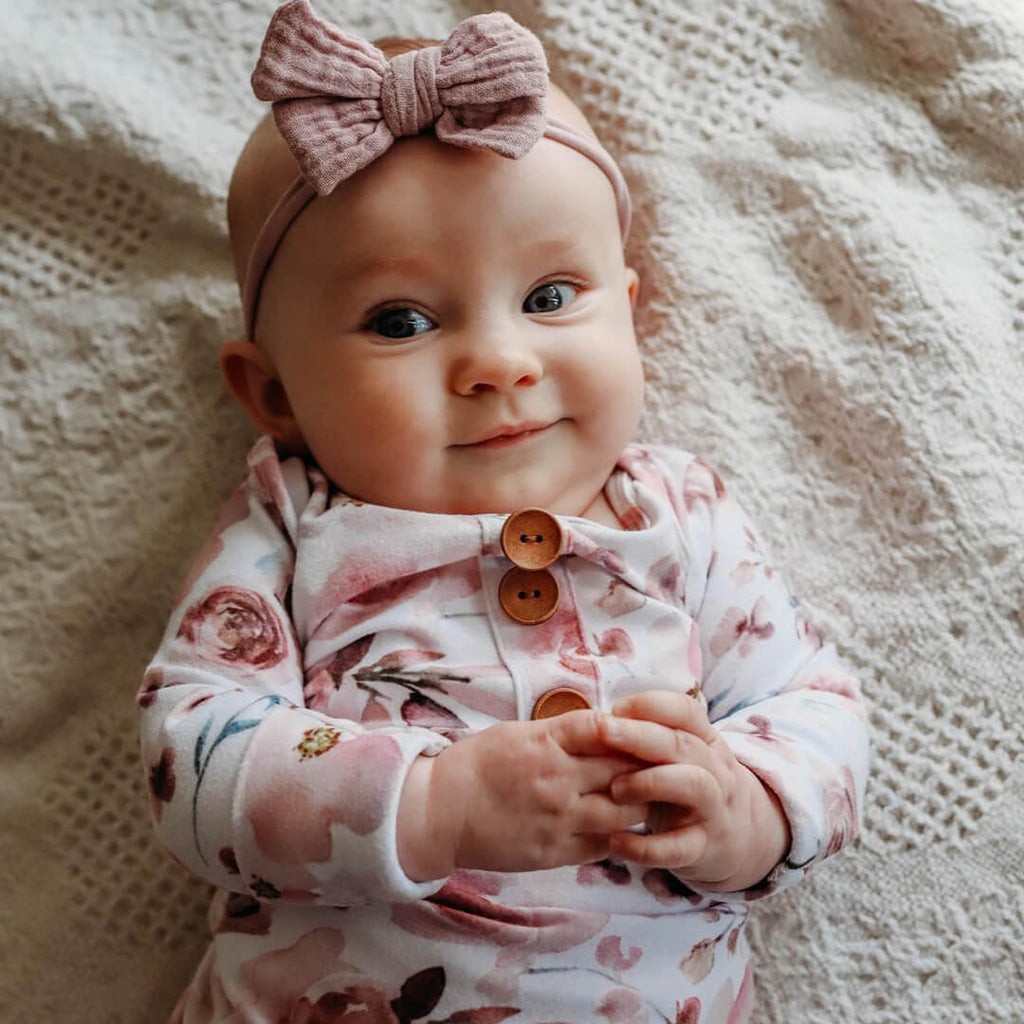 Printed Knot Gowns for Girls | Best Sellers